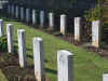 Grave of Cyril Charles Brew, seventh from left in the back row